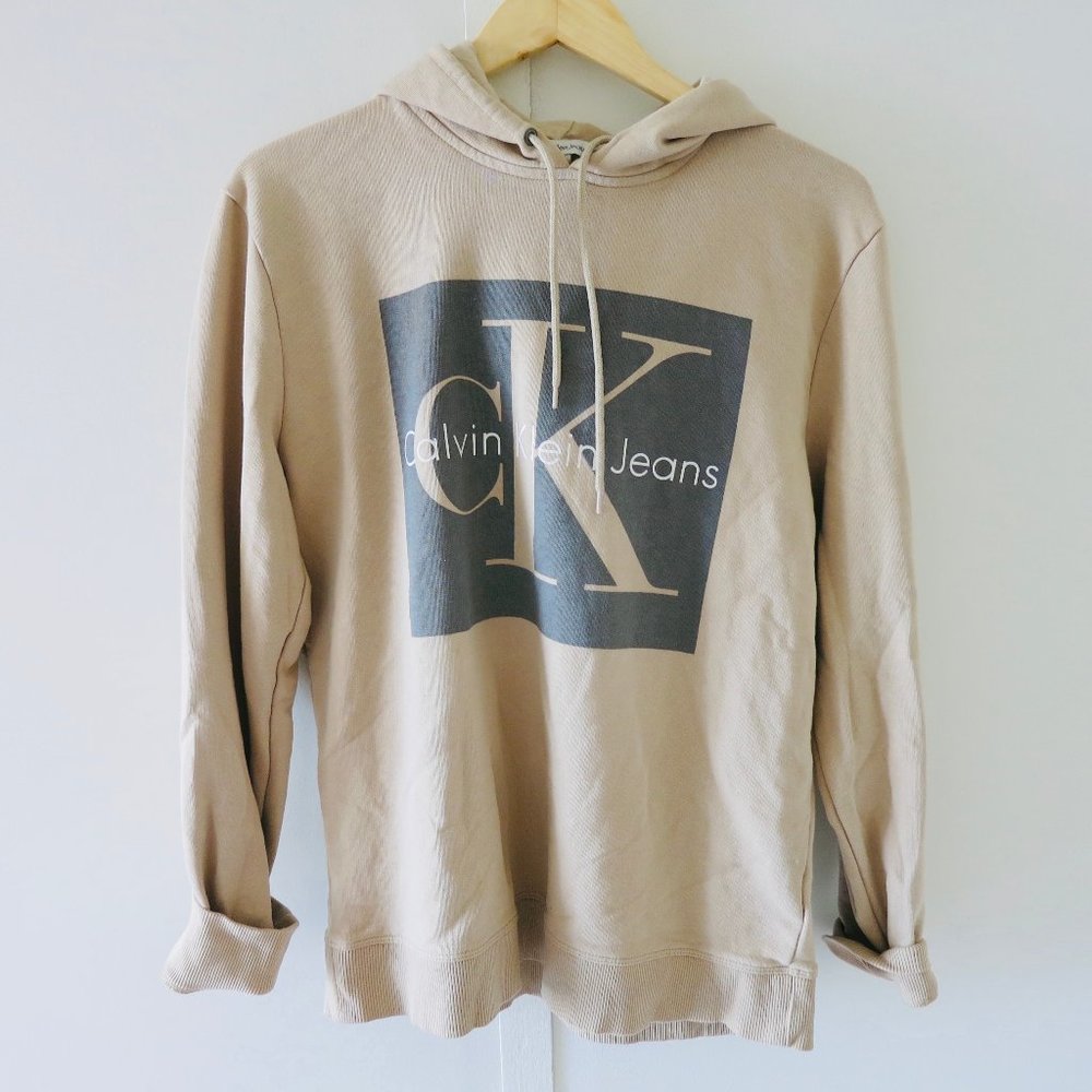 CALVIN KLEIN TAN HOODIE